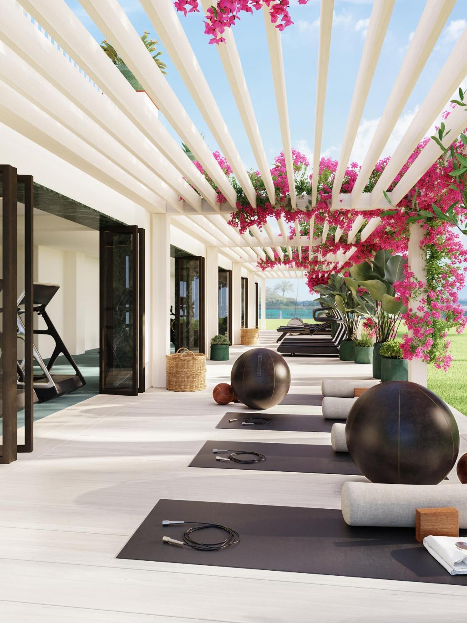 Don Carlos Marbella Exteriér fotografie The gym at the hotel