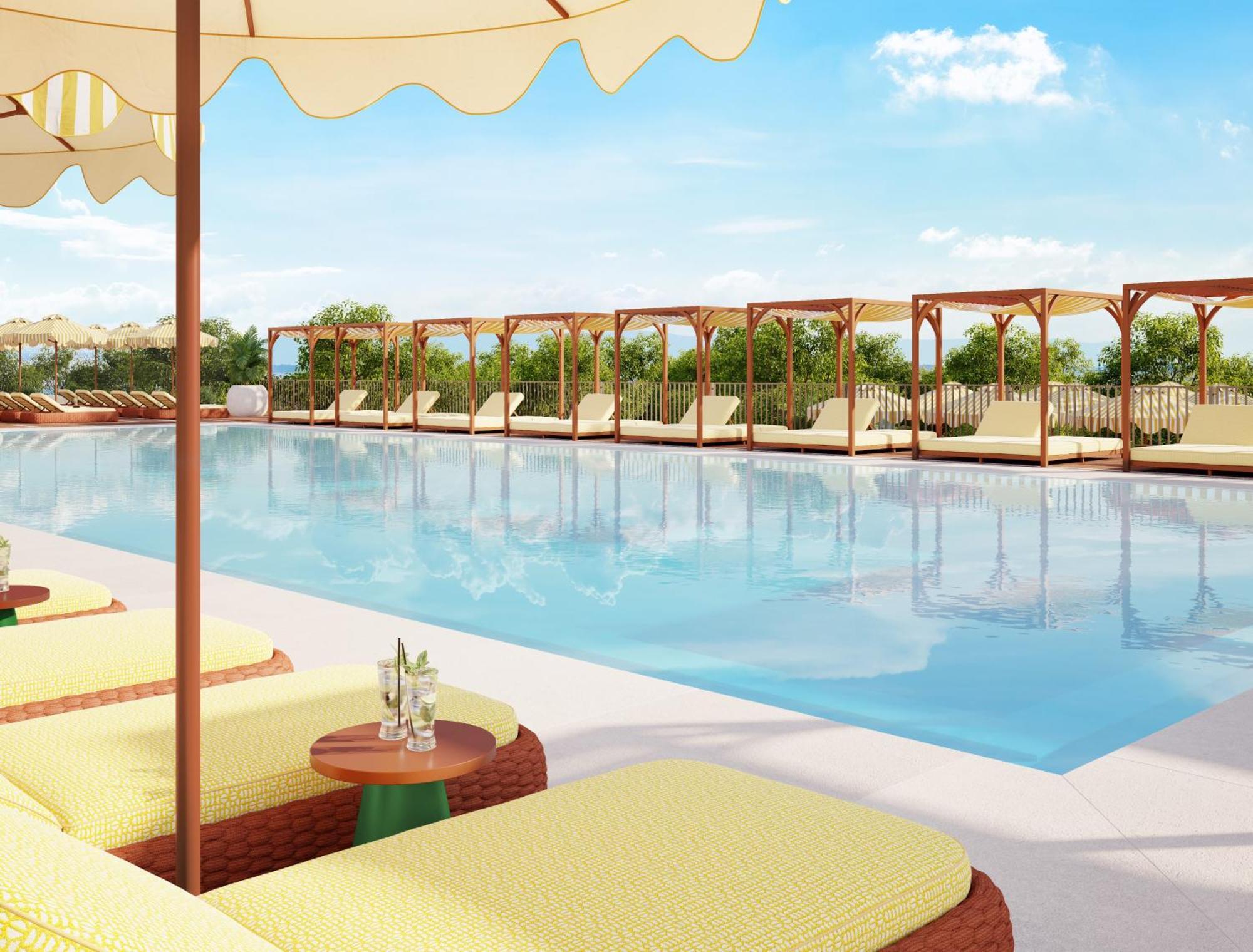 Don Carlos Marbella Exteriér fotografie The pool at the hotel