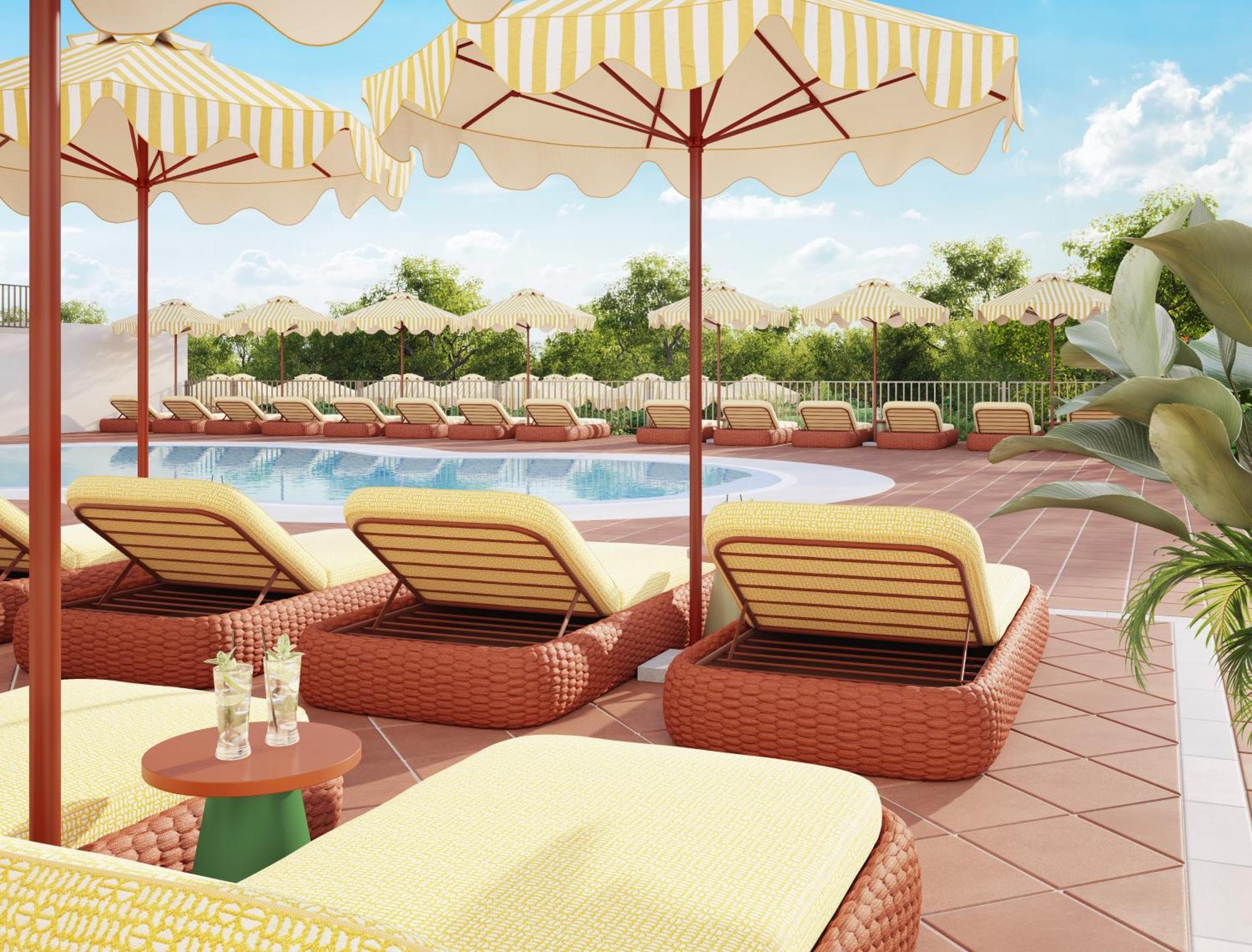 Don Carlos Marbella Exteriér fotografie The pool at the hotel